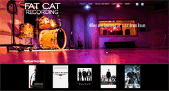 Desktop Screenshot of fatcatrecording.com